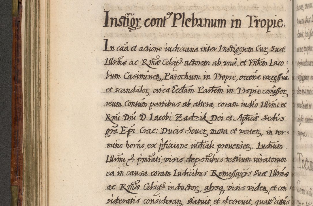 Zdjęcie nr 175 dla obiektu archiwalnego: Acta episcopalia R. D. Jacobi Zadzik, episcopi Cracoviensis et ducis Severiae annorum 1639 et 1640. Volumen II