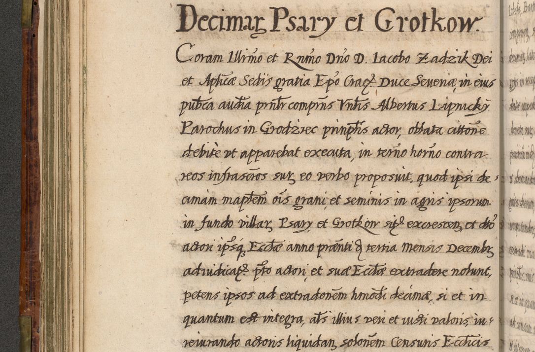 Zdjęcie nr 173 dla obiektu archiwalnego: Acta episcopalia R. D. Jacobi Zadzik, episcopi Cracoviensis et ducis Severiae annorum 1639 et 1640. Volumen II