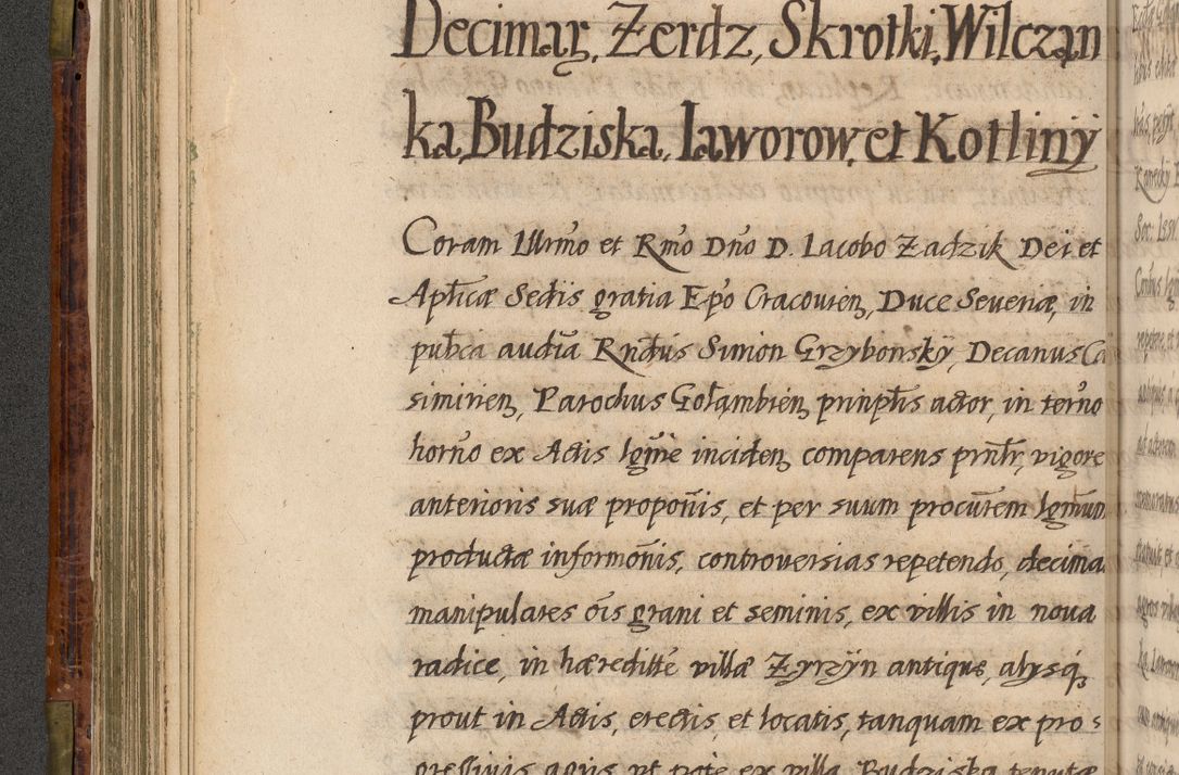 Zdjęcie nr 171 dla obiektu archiwalnego: Acta episcopalia R. D. Jacobi Zadzik, episcopi Cracoviensis et ducis Severiae annorum 1639 et 1640. Volumen II