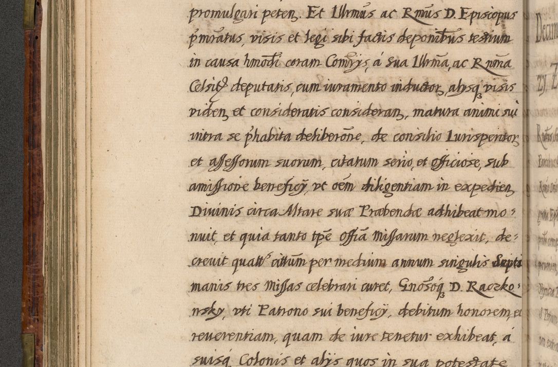 Zdjęcie nr 167 dla obiektu archiwalnego: Acta episcopalia R. D. Jacobi Zadzik, episcopi Cracoviensis et ducis Severiae annorum 1639 et 1640. Volumen II