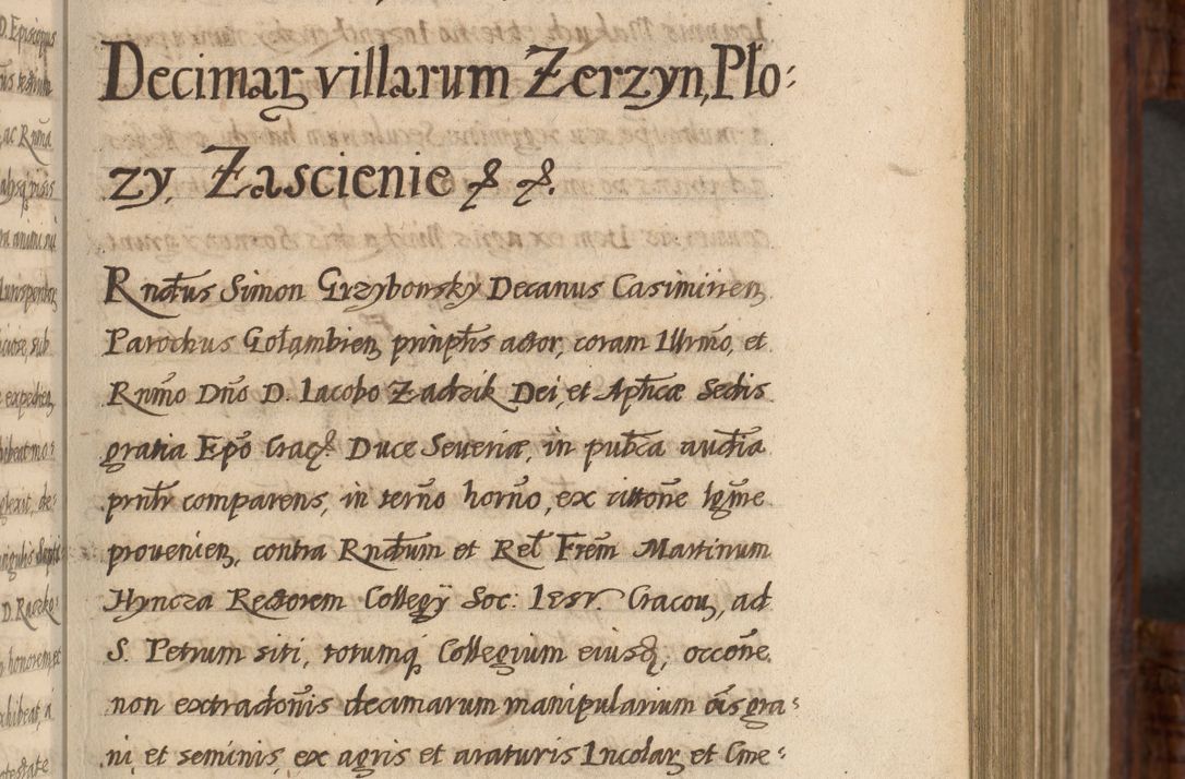 Zdjęcie nr 168 dla obiektu archiwalnego: Acta episcopalia R. D. Jacobi Zadzik, episcopi Cracoviensis et ducis Severiae annorum 1639 et 1640. Volumen II