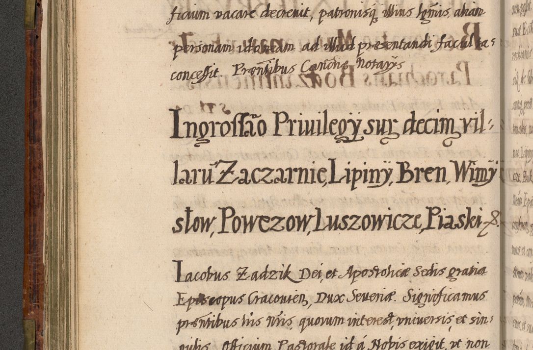 Zdjęcie nr 159 dla obiektu archiwalnego: Acta episcopalia R. D. Jacobi Zadzik, episcopi Cracoviensis et ducis Severiae annorum 1639 et 1640. Volumen II