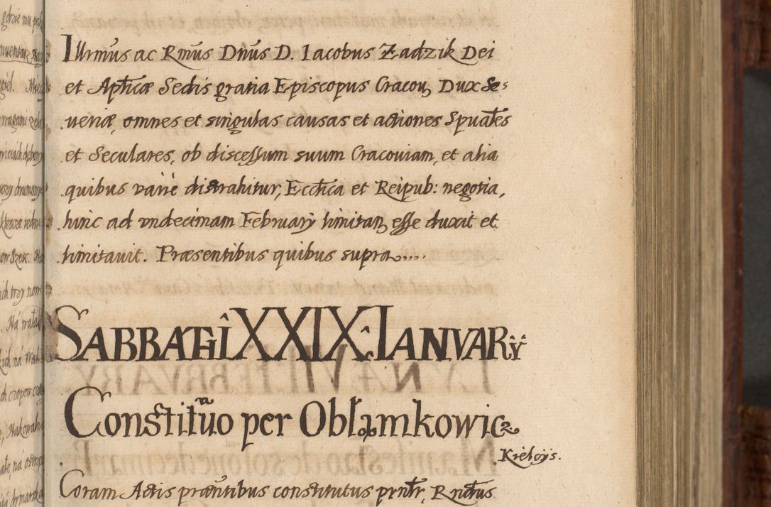 Zdjęcie nr 152 dla obiektu archiwalnego: Acta episcopalia R. D. Jacobi Zadzik, episcopi Cracoviensis et ducis Severiae annorum 1639 et 1640. Volumen II