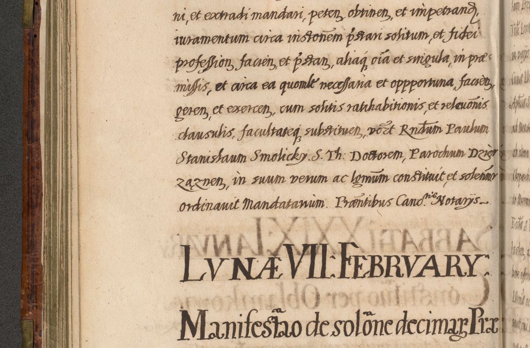 Zdjęcie nr 153 dla obiektu archiwalnego: Acta episcopalia R. D. Jacobi Zadzik, episcopi Cracoviensis et ducis Severiae annorum 1639 et 1640. Volumen II