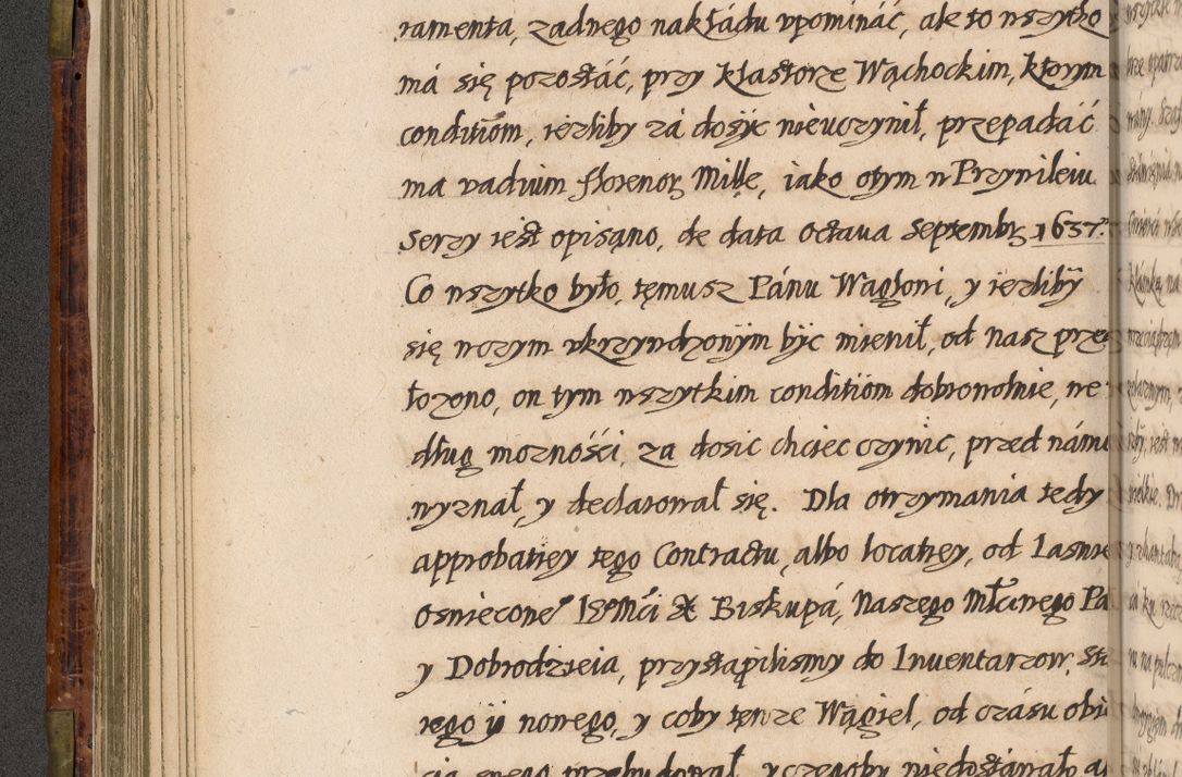 Zdjęcie nr 147 dla obiektu archiwalnego: Acta episcopalia R. D. Jacobi Zadzik, episcopi Cracoviensis et ducis Severiae annorum 1639 et 1640. Volumen II