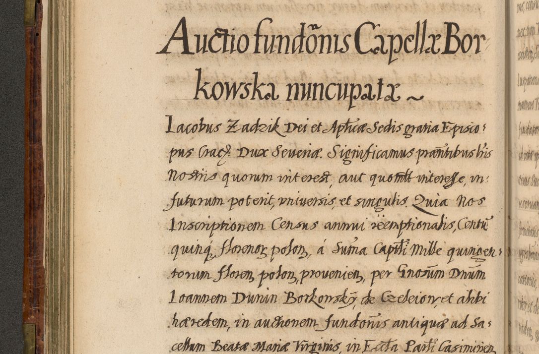 Zdjęcie nr 133 dla obiektu archiwalnego: Acta episcopalia R. D. Jacobi Zadzik, episcopi Cracoviensis et ducis Severiae annorum 1639 et 1640. Volumen II