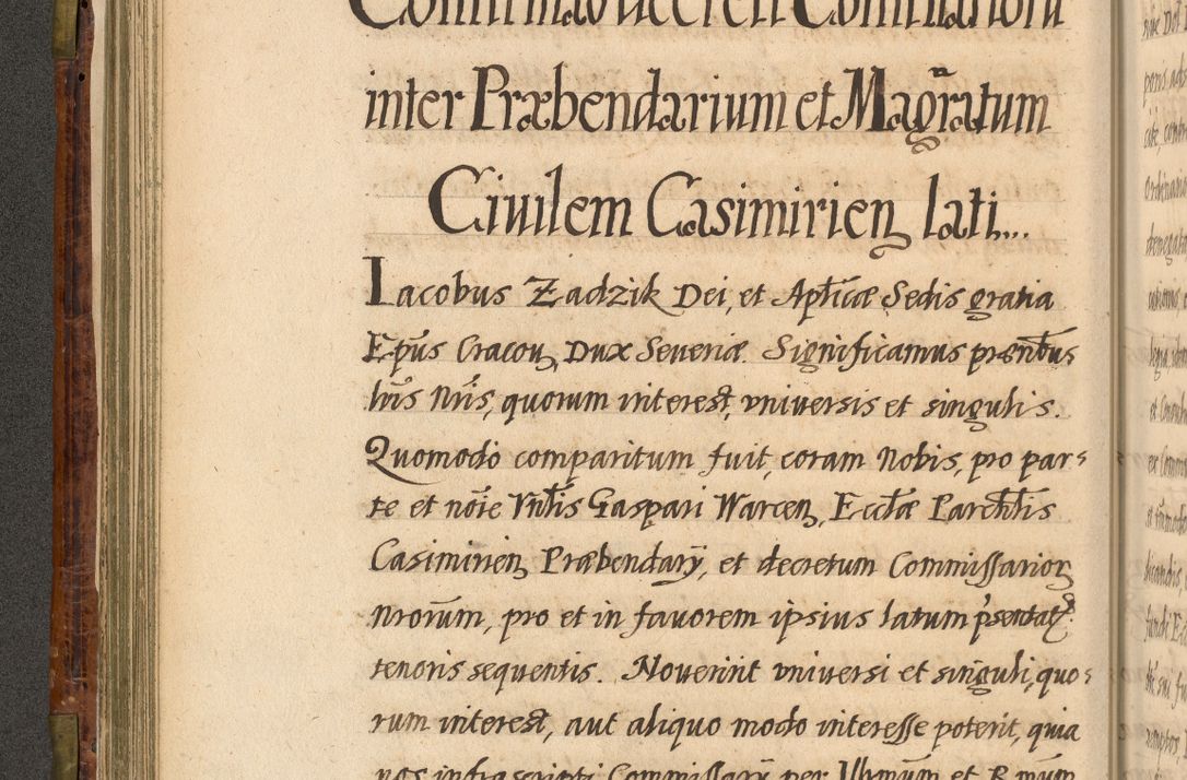 Zdjęcie nr 129 dla obiektu archiwalnego: Acta episcopalia R. D. Jacobi Zadzik, episcopi Cracoviensis et ducis Severiae annorum 1639 et 1640. Volumen II