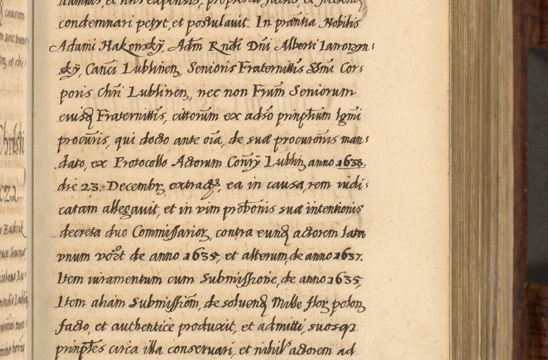 Zdjęcie nr 128 dla obiektu archiwalnego: Acta episcopalia R. D. Jacobi Zadzik, episcopi Cracoviensis et ducis Severiae annorum 1639 et 1640. Volumen II