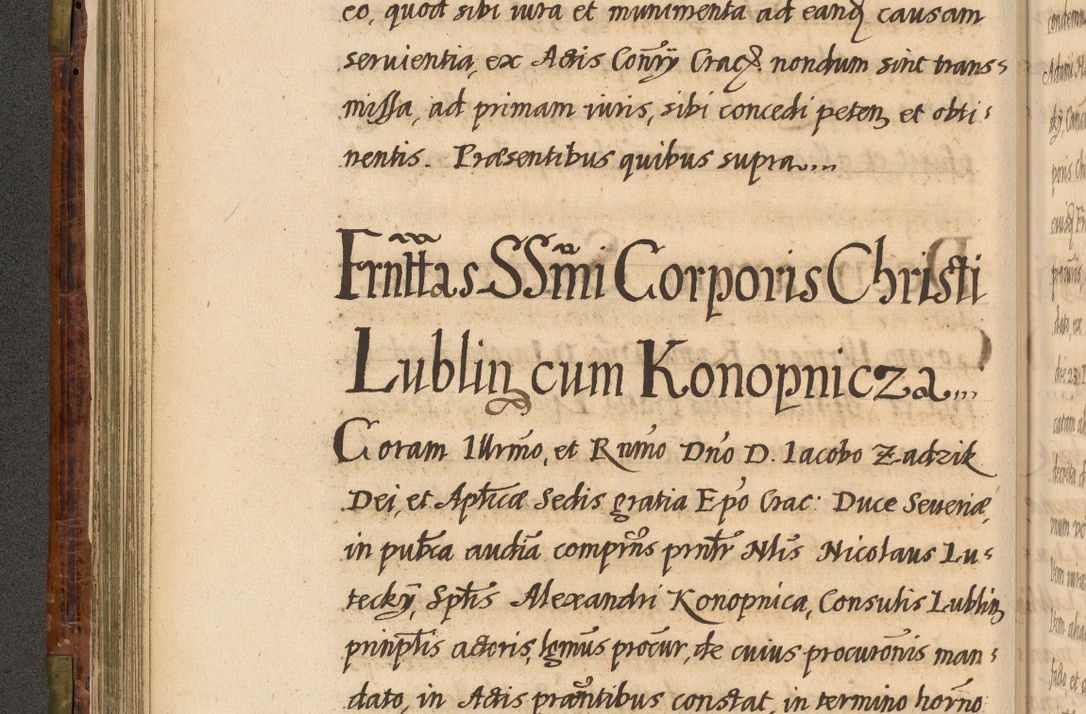 Zdjęcie nr 127 dla obiektu archiwalnego: Acta episcopalia R. D. Jacobi Zadzik, episcopi Cracoviensis et ducis Severiae annorum 1639 et 1640. Volumen II