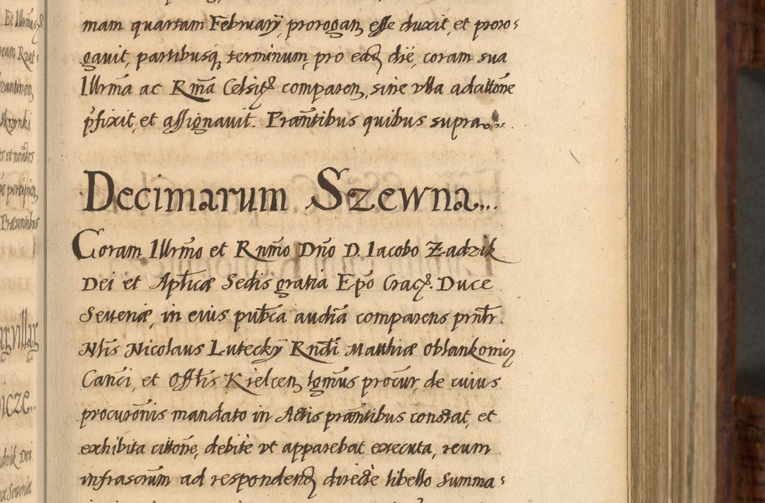 Zdjęcie nr 126 dla obiektu archiwalnego: Acta episcopalia R. D. Jacobi Zadzik, episcopi Cracoviensis et ducis Severiae annorum 1639 et 1640. Volumen II