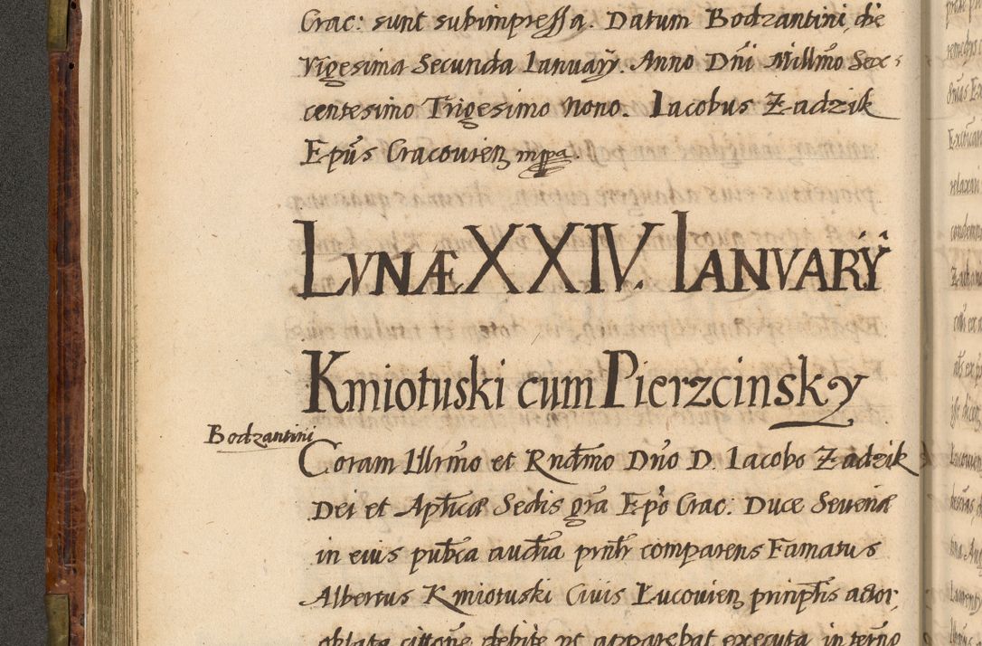 Zdjęcie nr 119 dla obiektu archiwalnego: Acta episcopalia R. D. Jacobi Zadzik, episcopi Cracoviensis et ducis Severiae annorum 1639 et 1640. Volumen II
