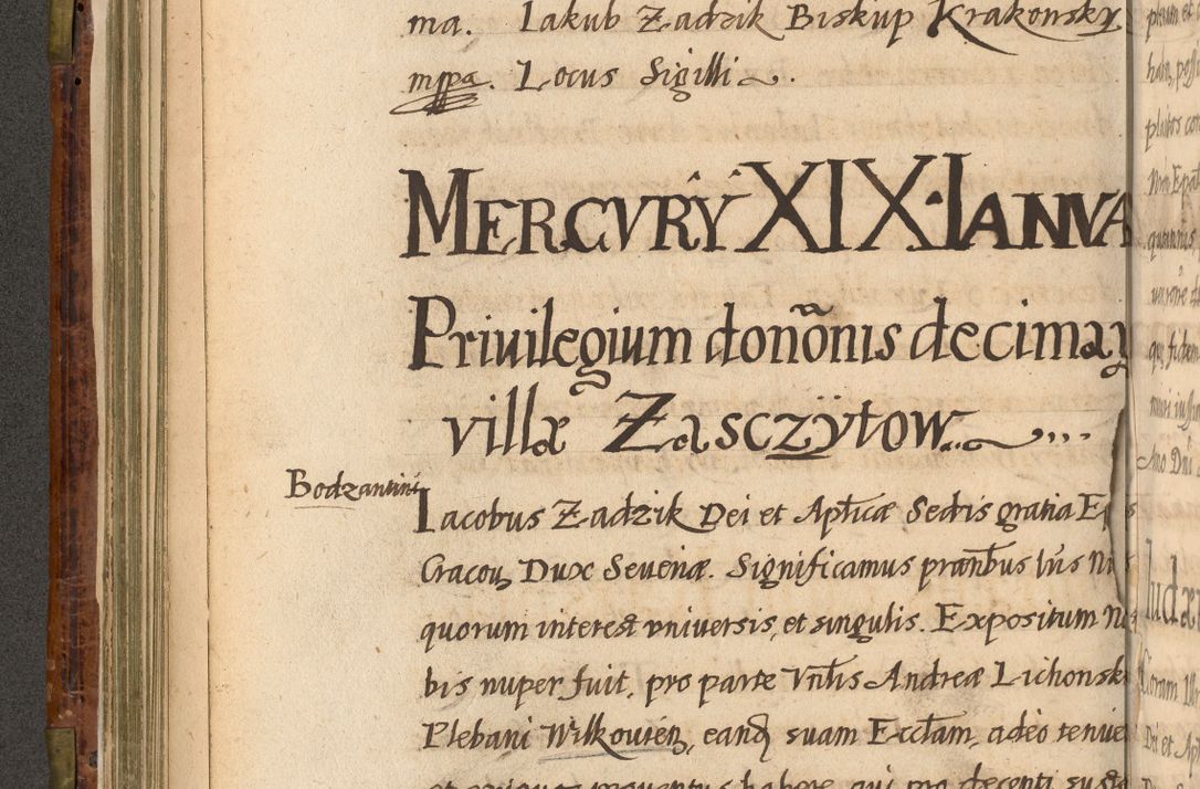 Zdjęcie nr 111 dla obiektu archiwalnego: Acta episcopalia R. D. Jacobi Zadzik, episcopi Cracoviensis et ducis Severiae annorum 1639 et 1640. Volumen II
