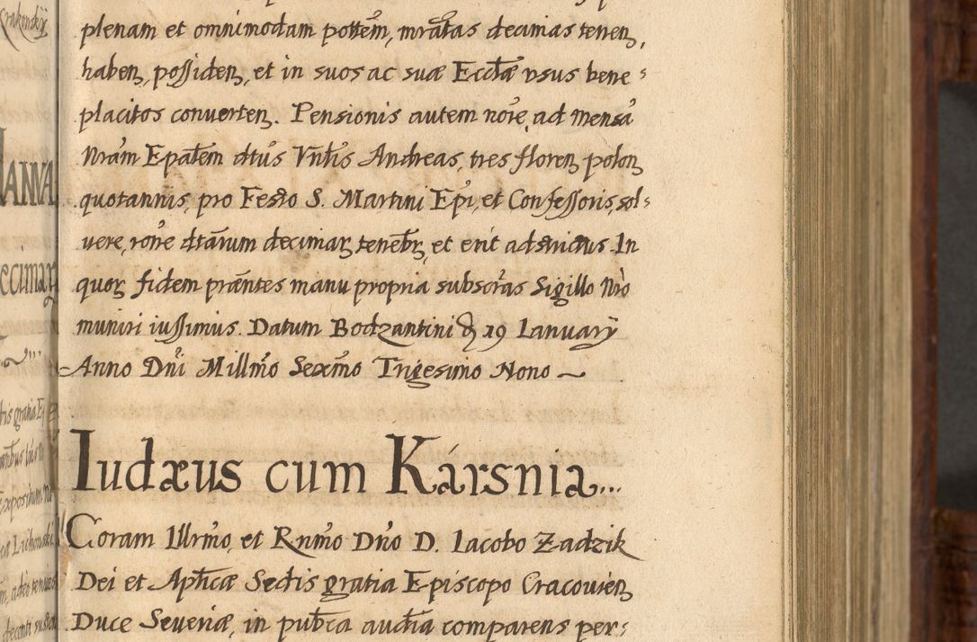 Zdjęcie nr 112 dla obiektu archiwalnego: Acta episcopalia R. D. Jacobi Zadzik, episcopi Cracoviensis et ducis Severiae annorum 1639 et 1640. Volumen II