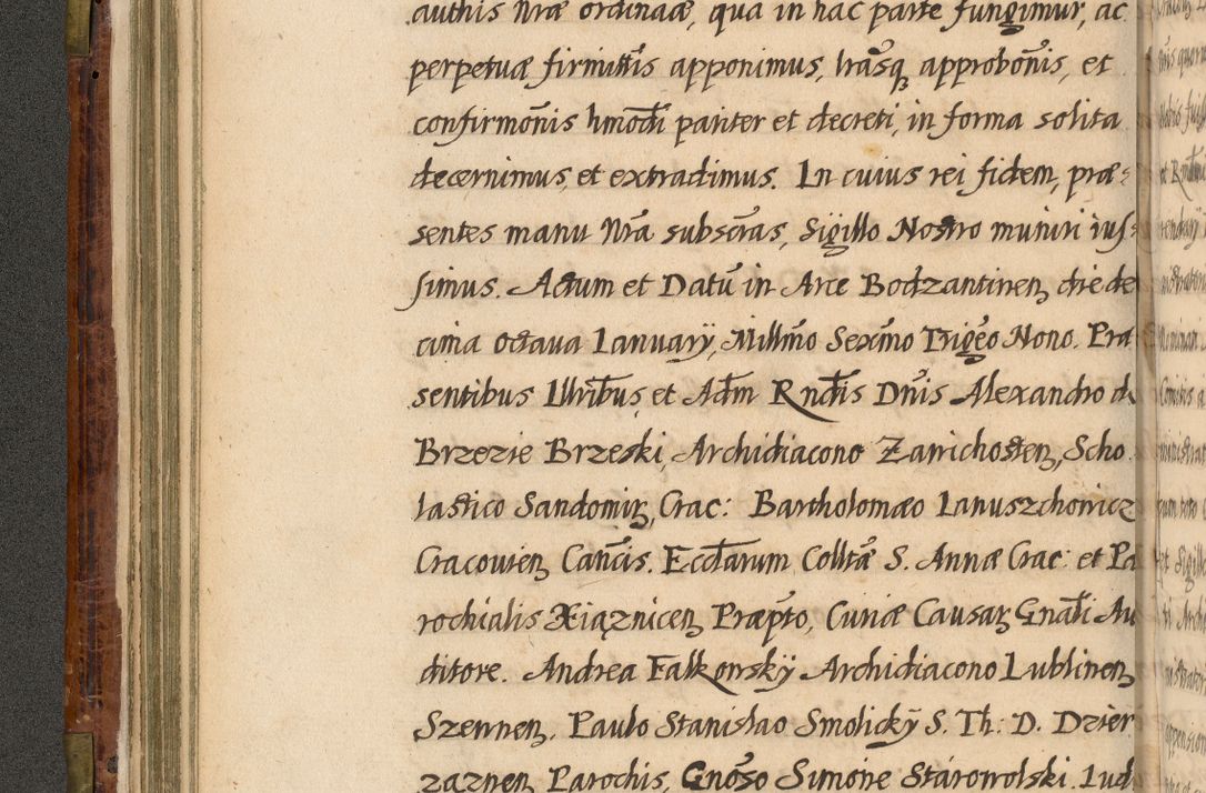 Zdjęcie nr 83 dla obiektu archiwalnego: Acta episcopalia R. D. Jacobi Zadzik, episcopi Cracoviensis et ducis Severiae annorum 1639 et 1640. Volumen II