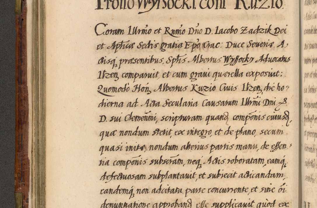 Zdjęcie nr 73 dla obiektu archiwalnego: Acta episcopalia R. D. Jacobi Zadzik, episcopi Cracoviensis et ducis Severiae annorum 1639 et 1640. Volumen II