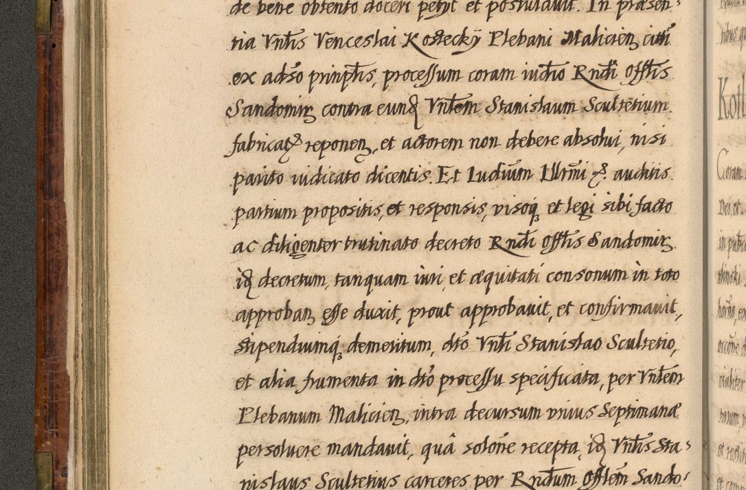 Zdjęcie nr 71 dla obiektu archiwalnego: Acta episcopalia R. D. Jacobi Zadzik, episcopi Cracoviensis et ducis Severiae annorum 1639 et 1640. Volumen II