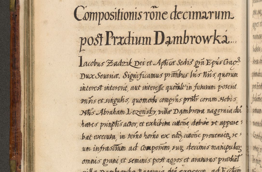 Zdjęcie nr 65 dla obiektu archiwalnego: Acta episcopalia R. D. Jacobi Zadzik, episcopi Cracoviensis et ducis Severiae annorum 1639 et 1640. Volumen II