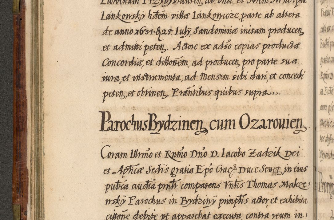 Zdjęcie nr 61 dla obiektu archiwalnego: Acta episcopalia R. D. Jacobi Zadzik, episcopi Cracoviensis et ducis Severiae annorum 1639 et 1640. Volumen II