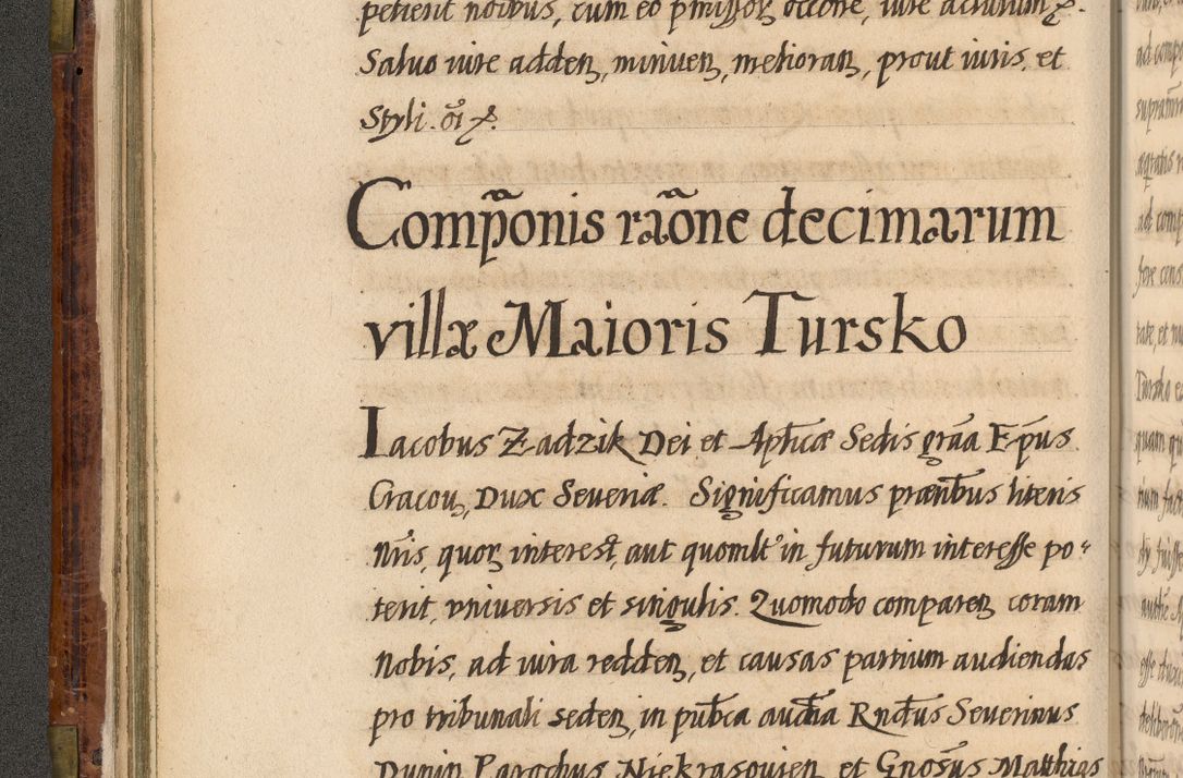 Zdjęcie nr 51 dla obiektu archiwalnego: Acta episcopalia R. D. Jacobi Zadzik, episcopi Cracoviensis et ducis Severiae annorum 1639 et 1640. Volumen II