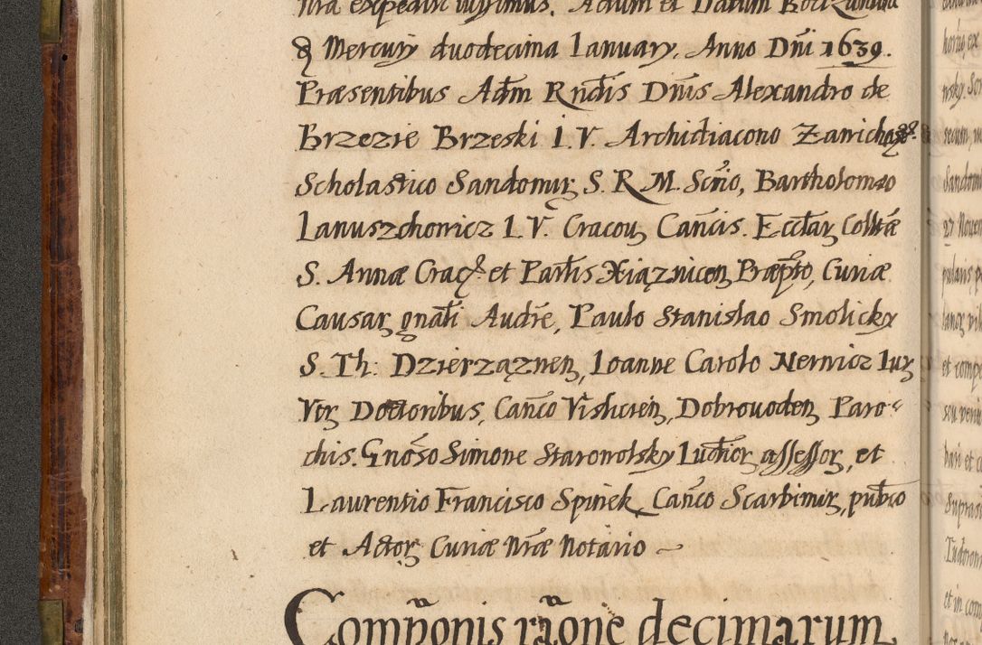 Zdjęcie nr 53 dla obiektu archiwalnego: Acta episcopalia R. D. Jacobi Zadzik, episcopi Cracoviensis et ducis Severiae annorum 1639 et 1640. Volumen II