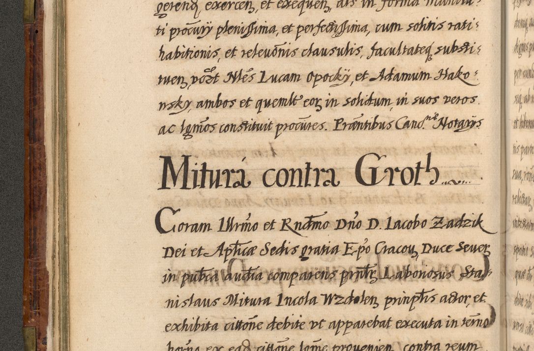 Zdjęcie nr 47 dla obiektu archiwalnego: Acta episcopalia R. D. Jacobi Zadzik, episcopi Cracoviensis et ducis Severiae annorum 1639 et 1640. Volumen II