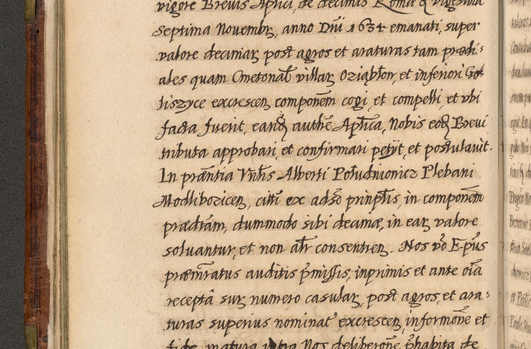 Zdjęcie nr 43 dla obiektu archiwalnego: Acta episcopalia R. D. Jacobi Zadzik, episcopi Cracoviensis et ducis Severiae annorum 1639 et 1640. Volumen II