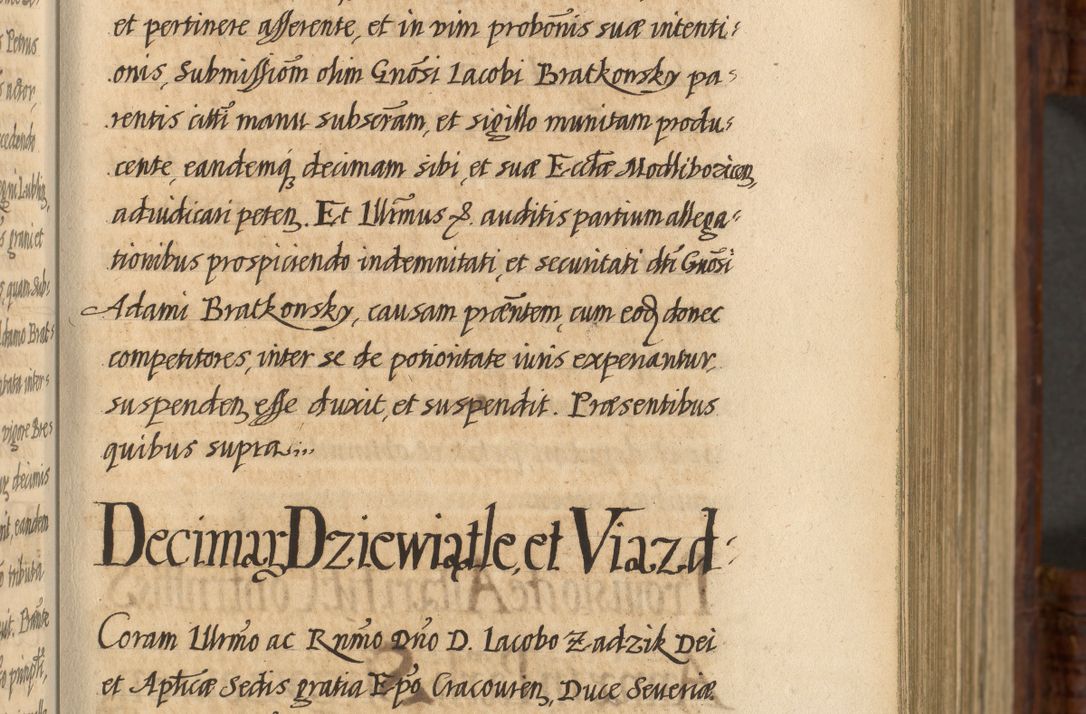 Zdjęcie nr 40 dla obiektu archiwalnego: Acta episcopalia R. D. Jacobi Zadzik, episcopi Cracoviensis et ducis Severiae annorum 1639 et 1640. Volumen II