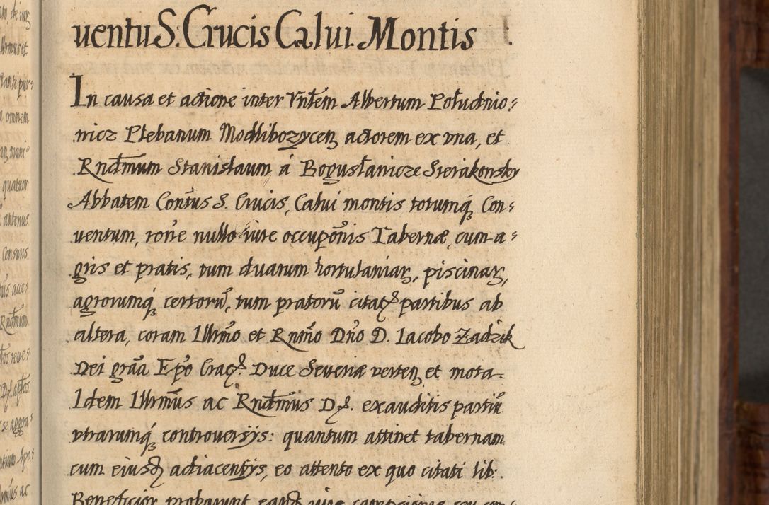 Zdjęcie nr 36 dla obiektu archiwalnego: Acta episcopalia R. D. Jacobi Zadzik, episcopi Cracoviensis et ducis Severiae annorum 1639 et 1640. Volumen II