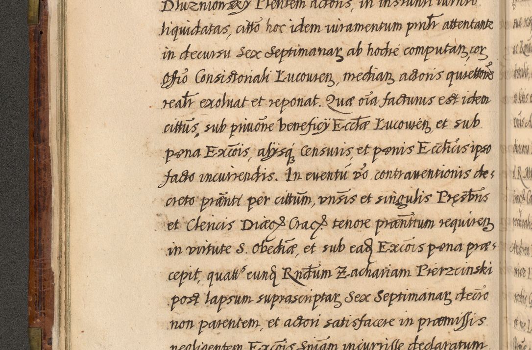 Zdjęcie nr 29 dla obiektu archiwalnego: Acta episcopalia R. D. Jacobi Zadzik, episcopi Cracoviensis et ducis Severiae annorum 1639 et 1640. Volumen II