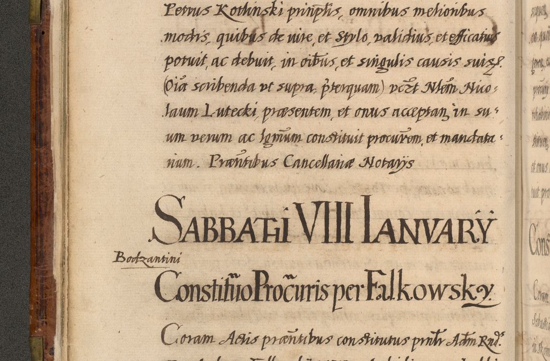 Zdjęcie nr 23 dla obiektu archiwalnego: Acta episcopalia R. D. Jacobi Zadzik, episcopi Cracoviensis et ducis Severiae annorum 1639 et 1640. Volumen II