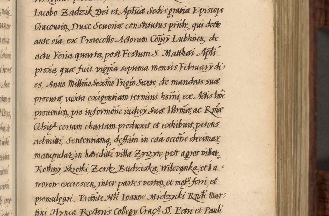 Zdjęcie nr 16 dla obiektu archiwalnego: Acta episcopalia R. D. Jacobi Zadzik, episcopi Cracoviensis et ducis Severiae annorum 1639 et 1640. Volumen II