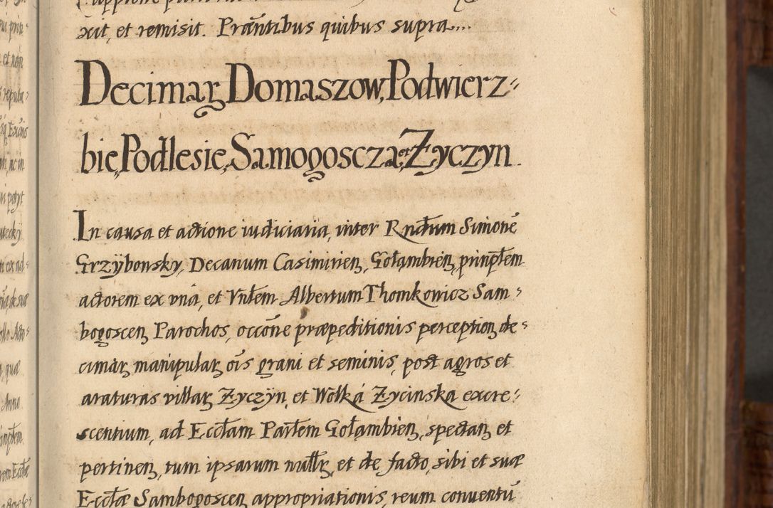 Zdjęcie nr 14 dla obiektu archiwalnego: Acta episcopalia R. D. Jacobi Zadzik, episcopi Cracoviensis et ducis Severiae annorum 1639 et 1640. Volumen II