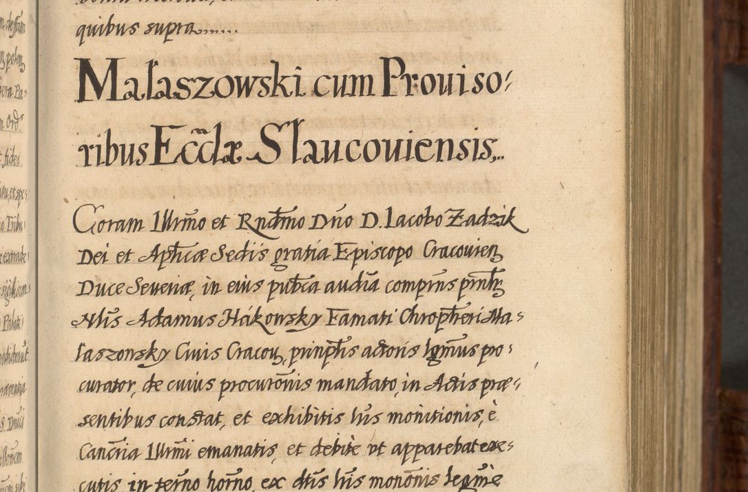 Zdjęcie nr 12 dla obiektu archiwalnego: Acta episcopalia R. D. Jacobi Zadzik, episcopi Cracoviensis et ducis Severiae annorum 1639 et 1640. Volumen II