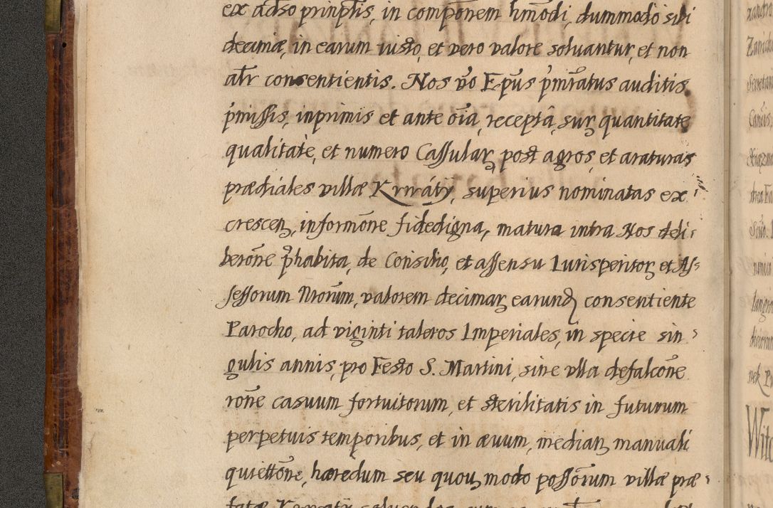 Zdjęcie nr 9 dla obiektu archiwalnego: Acta episcopalia R. D. Jacobi Zadzik, episcopi Cracoviensis et ducis Severiae annorum 1639 et 1640. Volumen II