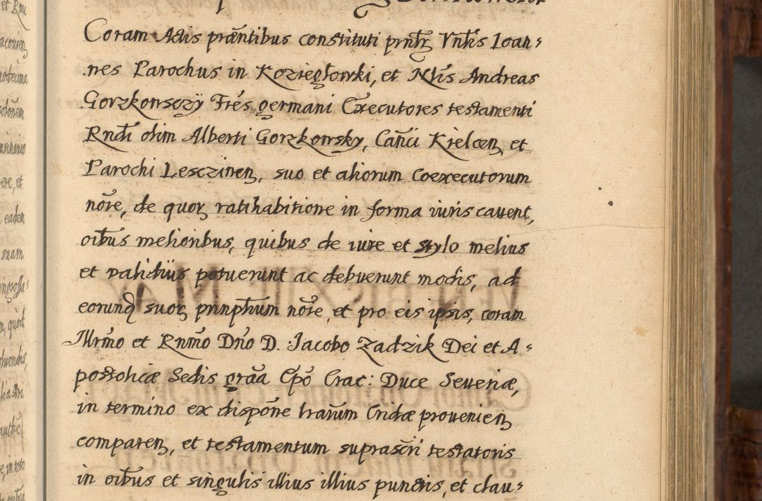 Zdjęcie nr 406 dla obiektu archiwalnego: Acta episcopalia R. D. Jacobi Zadzik, episcopi Cracoviensis et ducis Severiae annorum 1639 et 1640. Volumen II