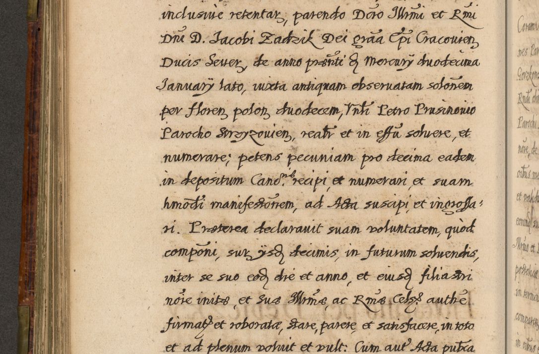 Zdjęcie nr 405 dla obiektu archiwalnego: Acta episcopalia R. D. Jacobi Zadzik, episcopi Cracoviensis et ducis Severiae annorum 1639 et 1640. Volumen II