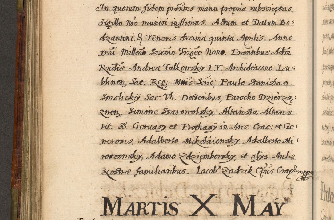Zdjęcie nr 403 dla obiektu archiwalnego: Acta episcopalia R. D. Jacobi Zadzik, episcopi Cracoviensis et ducis Severiae annorum 1639 et 1640. Volumen II