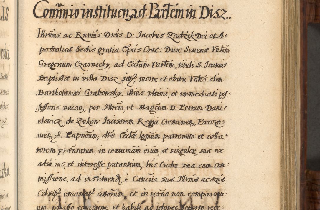 Zdjęcie nr 398 dla obiektu archiwalnego: Acta episcopalia R. D. Jacobi Zadzik, episcopi Cracoviensis et ducis Severiae annorum 1639 et 1640. Volumen II