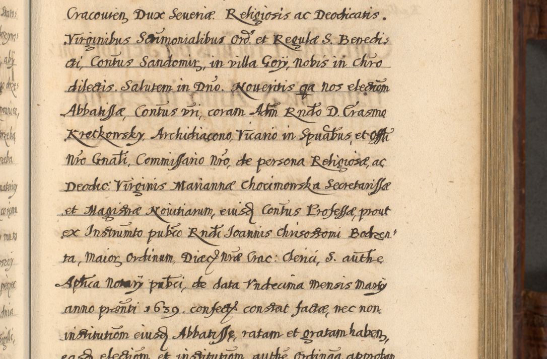 Zdjęcie nr 394 dla obiektu archiwalnego: Acta episcopalia R. D. Jacobi Zadzik, episcopi Cracoviensis et ducis Severiae annorum 1639 et 1640. Volumen II