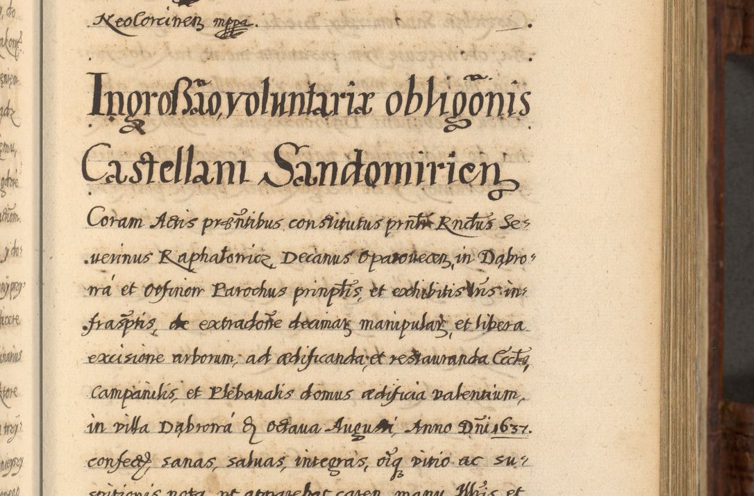 Zdjęcie nr 392 dla obiektu archiwalnego: Acta episcopalia R. D. Jacobi Zadzik, episcopi Cracoviensis et ducis Severiae annorum 1639 et 1640. Volumen II