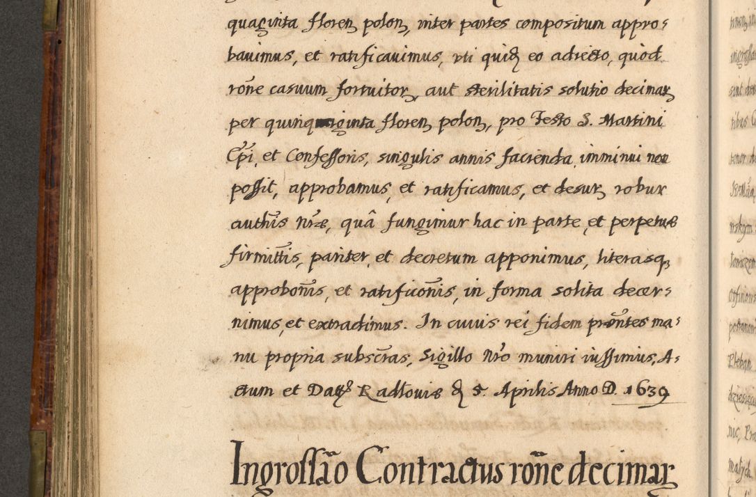 Zdjęcie nr 387 dla obiektu archiwalnego: Acta episcopalia R. D. Jacobi Zadzik, episcopi Cracoviensis et ducis Severiae annorum 1639 et 1640. Volumen II