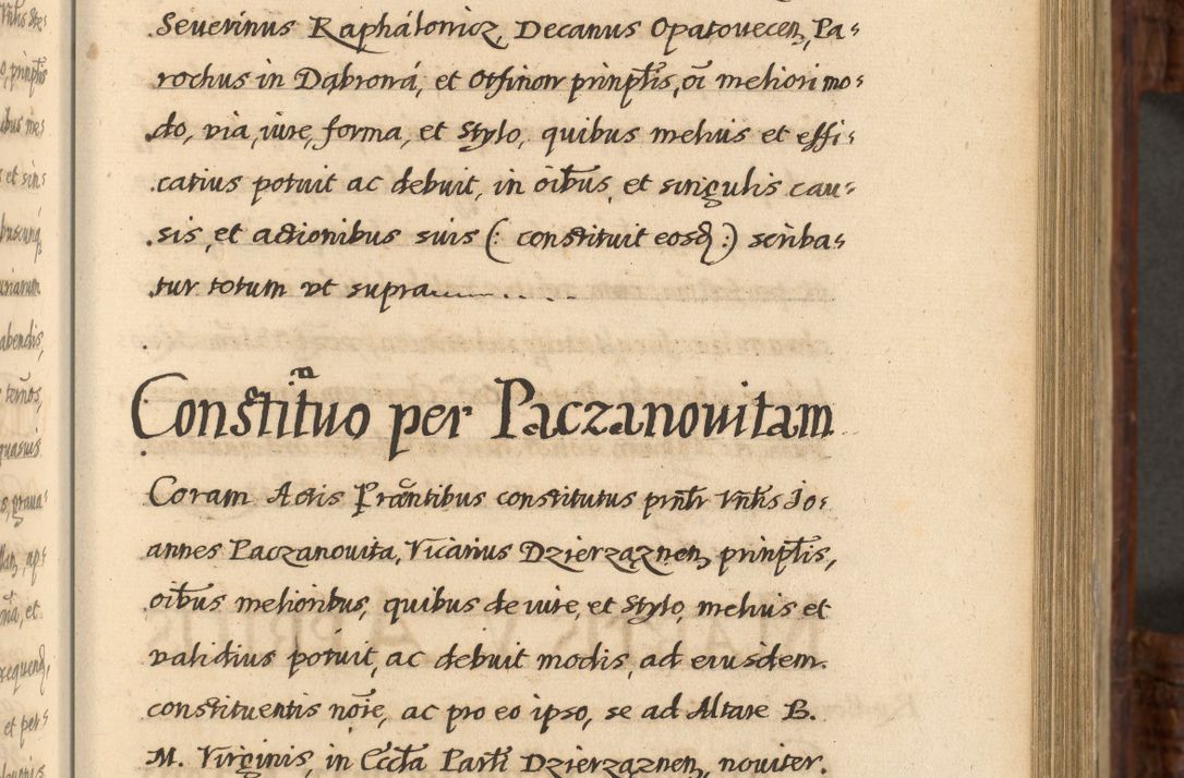 Zdjęcie nr 384 dla obiektu archiwalnego: Acta episcopalia R. D. Jacobi Zadzik, episcopi Cracoviensis et ducis Severiae annorum 1639 et 1640. Volumen II