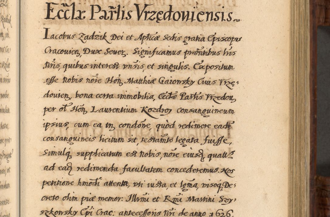 Zdjęcie nr 380 dla obiektu archiwalnego: Acta episcopalia R. D. Jacobi Zadzik, episcopi Cracoviensis et ducis Severiae annorum 1639 et 1640. Volumen II