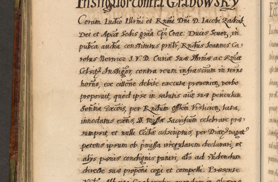 Zdjęcie nr 379 dla obiektu archiwalnego: Acta episcopalia R. D. Jacobi Zadzik, episcopi Cracoviensis et ducis Severiae annorum 1639 et 1640. Volumen II