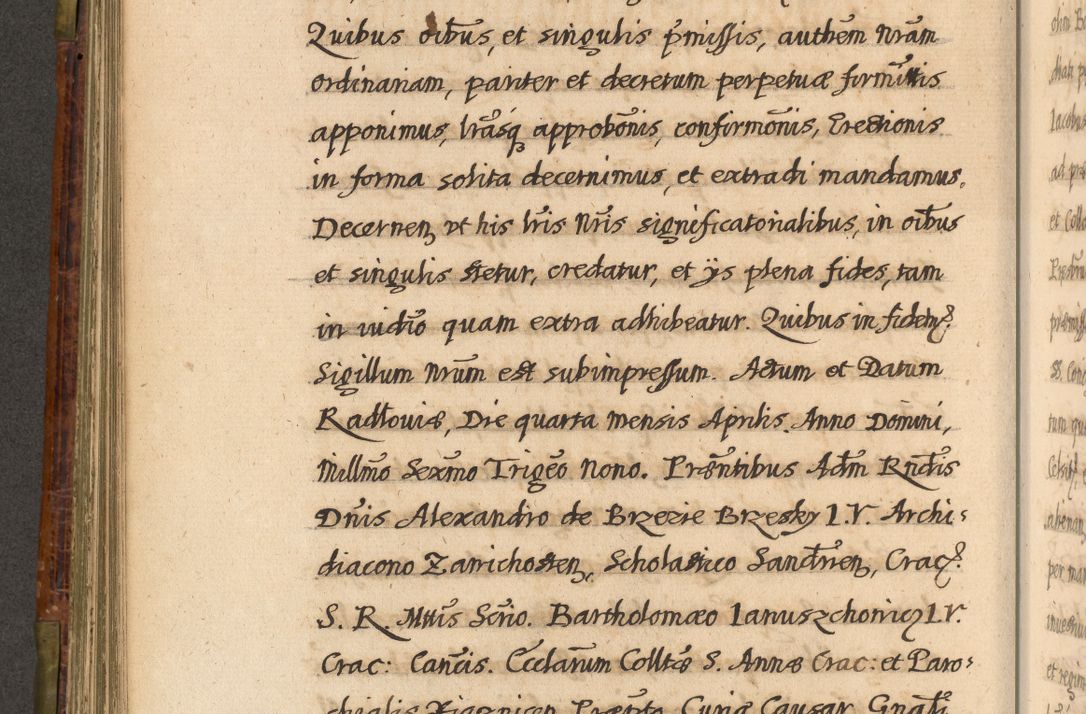 Zdjęcie nr 377 dla obiektu archiwalnego: Acta episcopalia R. D. Jacobi Zadzik, episcopi Cracoviensis et ducis Severiae annorum 1639 et 1640. Volumen II