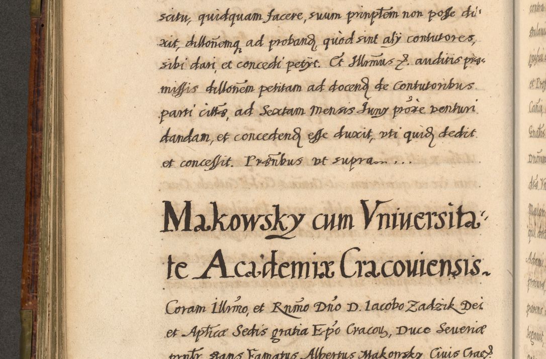 Zdjęcie nr 369 dla obiektu archiwalnego: Acta episcopalia R. D. Jacobi Zadzik, episcopi Cracoviensis et ducis Severiae annorum 1639 et 1640. Volumen II