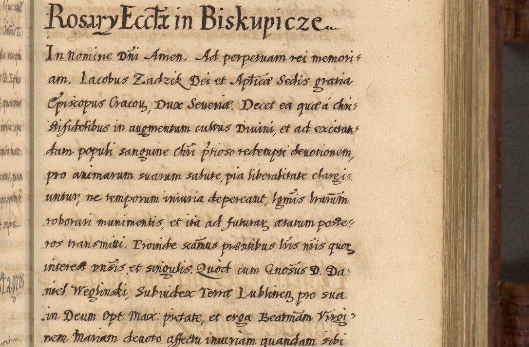 Zdjęcie nr 350 dla obiektu archiwalnego: Acta episcopalia R. D. Jacobi Zadzik, episcopi Cracoviensis et ducis Severiae annorum 1639 et 1640. Volumen II