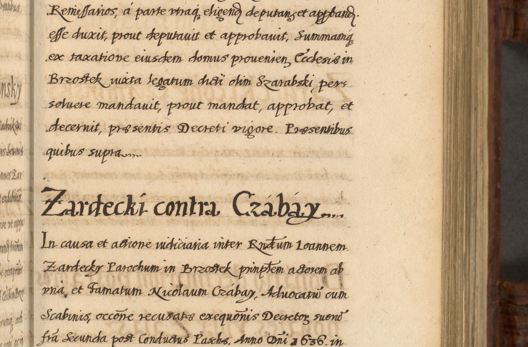 Zdjęcie nr 348 dla obiektu archiwalnego: Acta episcopalia R. D. Jacobi Zadzik, episcopi Cracoviensis et ducis Severiae annorum 1639 et 1640. Volumen II