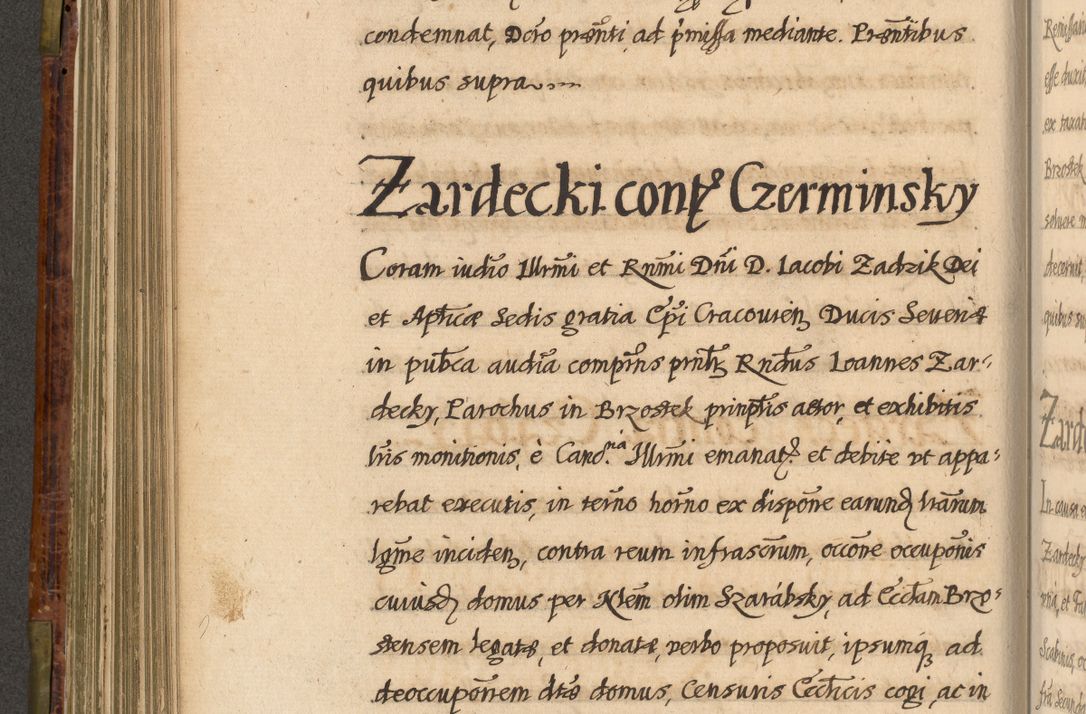 Zdjęcie nr 347 dla obiektu archiwalnego: Acta episcopalia R. D. Jacobi Zadzik, episcopi Cracoviensis et ducis Severiae annorum 1639 et 1640. Volumen II