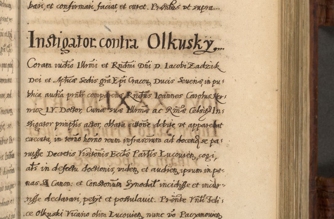 Zdjęcie nr 334 dla obiektu archiwalnego: Acta episcopalia R. D. Jacobi Zadzik, episcopi Cracoviensis et ducis Severiae annorum 1639 et 1640. Volumen II
